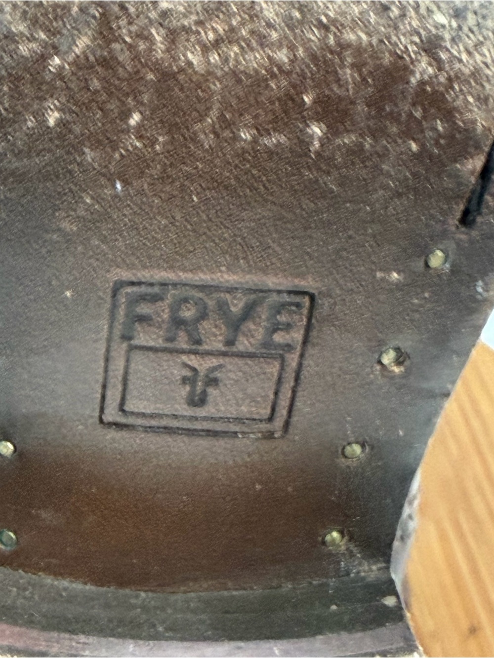 Frye Melissa Button Tall Brown Leather Riding Boots - Picture 8 of 9